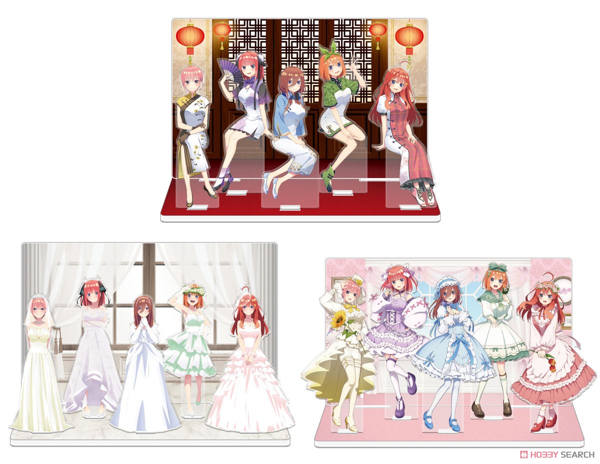 The Quintessential Quintuplets Acrylic Diorama A [Chinese Dress Ver.] (Anime Toy) Other picture1