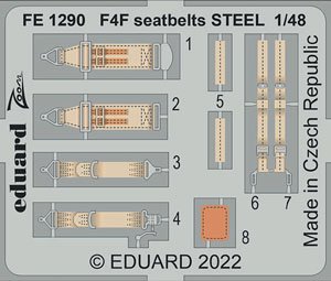 F4F Seatbelts Steel (for Eduard) (Plastic model)