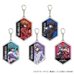 Acrylic Key Ring [Yu-Gi-Oh! Duel Monsters GX] 02 Turn Around Ver. ([Especially Illustrated]) (Set of 5) (Anime Toy)