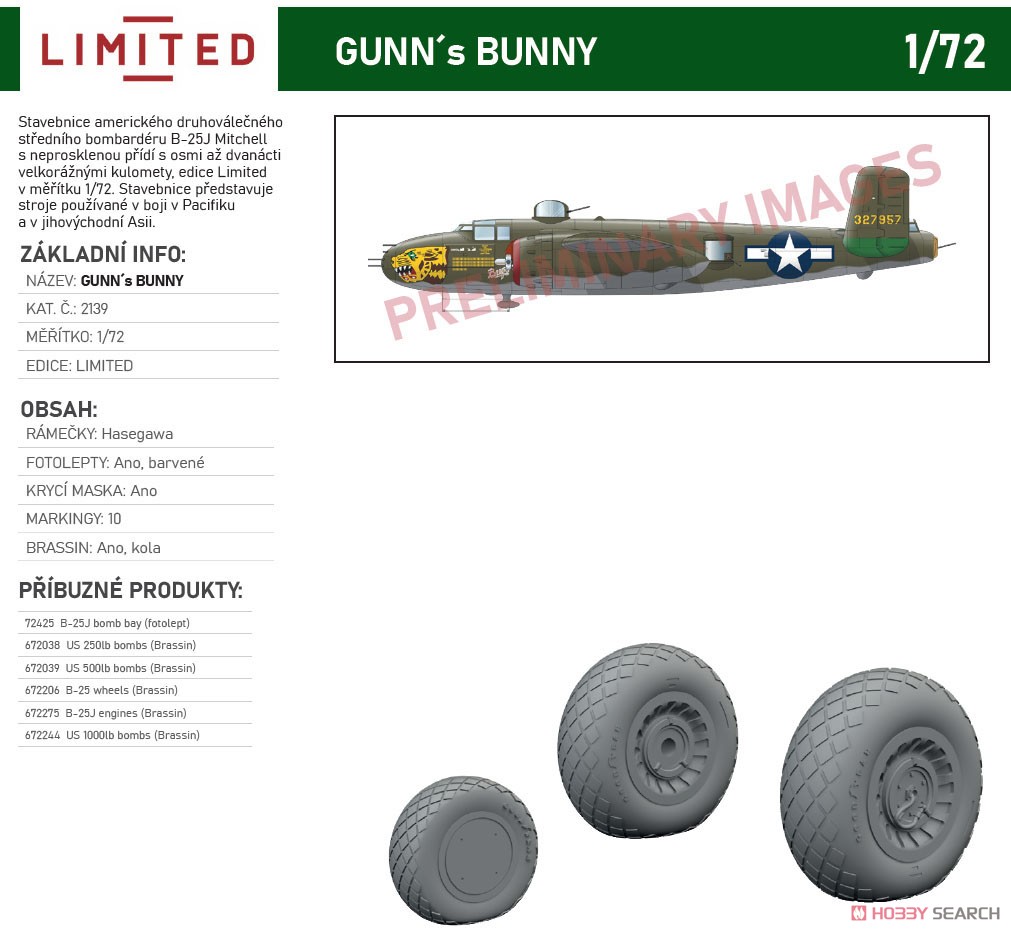 Gunn`s Bunny B-25J Limited Edition (Plastic model) Other picture1
