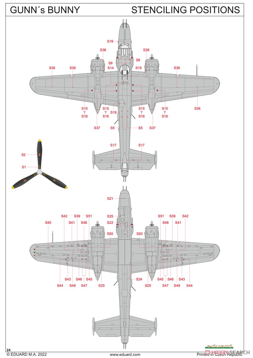 Gunn`s Bunny B-25J Limited Edition (Plastic model) Color12