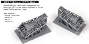P-51D Wheel Bay (for Eduard) (Plastic model)