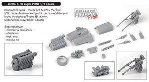 S-199 Engine (for Eduard) (Plastic model)