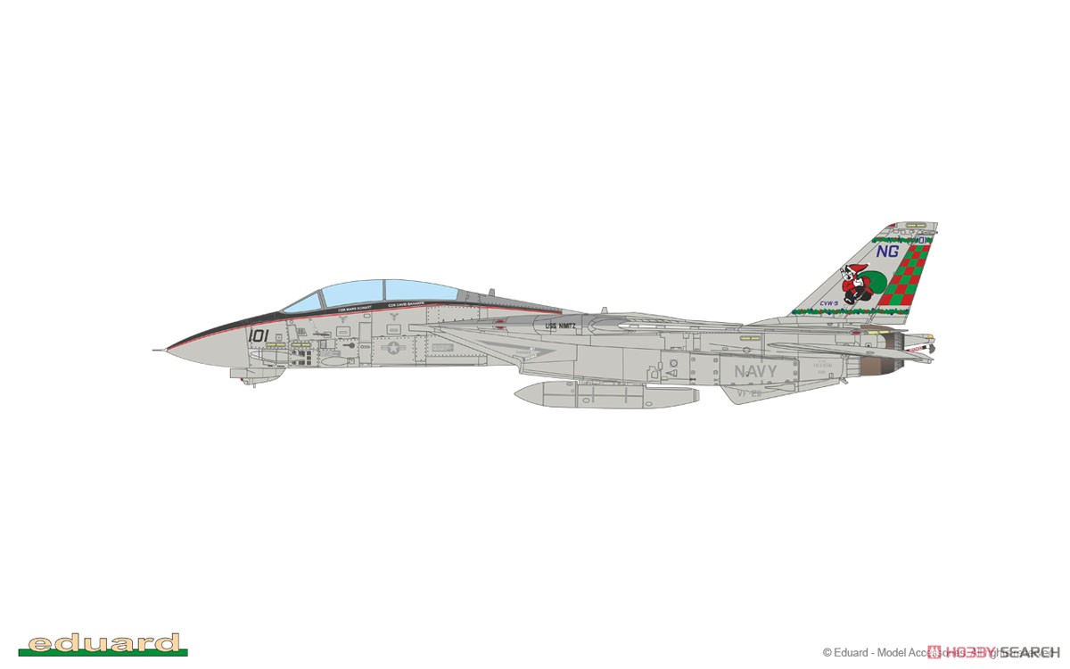 F-14A Decals (for Tamiya) (Decal) Color2