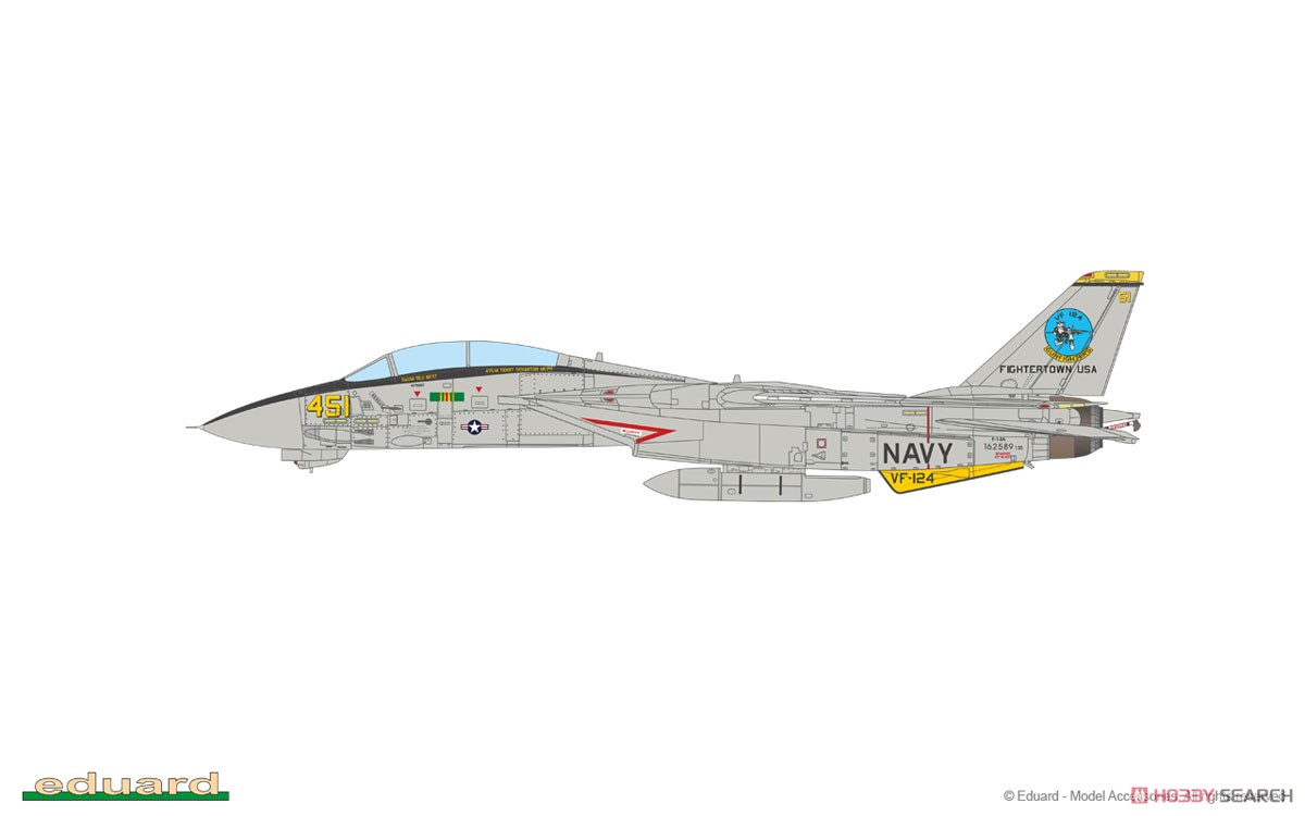 F-14A Decals (for Tamiya) (Decal) Color3