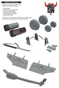 F-4B Big Sin Parts Set (for Tamiya) (Plastic model)