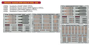 Seatbelts WWII Allied AF Steel Big Ed Parts Set (Plastic model)