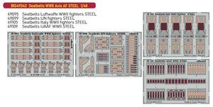 WW.II 枢軸国軍機用シートベルト (ステンレス製) ビッグEDパーツセット (プラモデル)