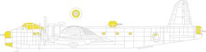 Masking Sheet for Stirling Mk.III (for Italeri) (Plastic model)