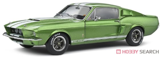 シェルビー マスタング GT500 1967 (グリーン/ホワイトストライプ) (ミニカー) 商品画像1