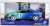 Nissan Skyline R34 GT-R (Green / Blue) (Diecast Car) Package1