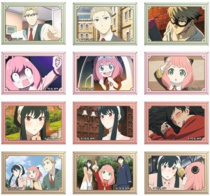 Spy x Family Trading Square Can Badge Vol.2 (Set of 12) (Anime Toy)