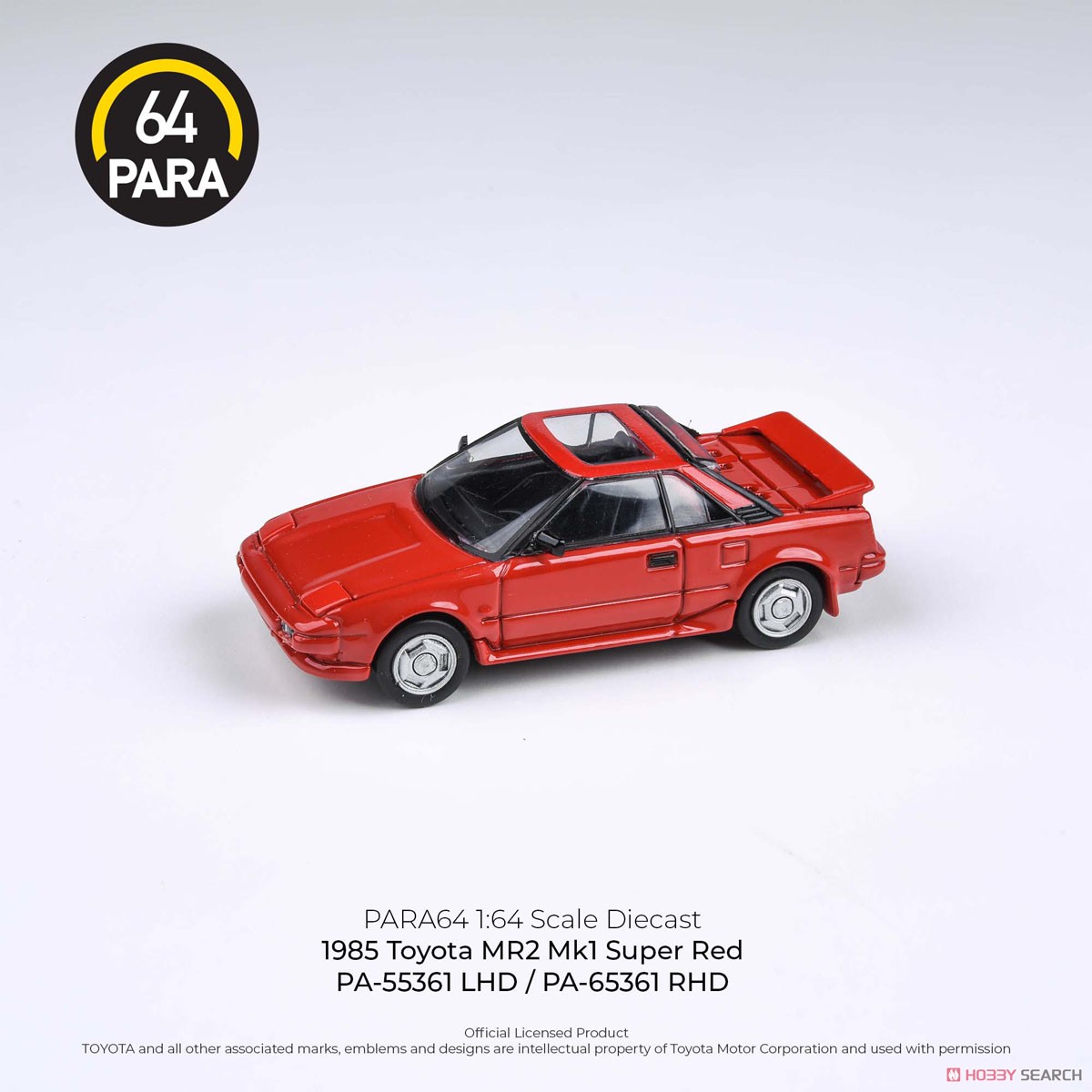 Toyota MR2 Mk1 1985 Super Red LHD (Diecast Car) Other picture1