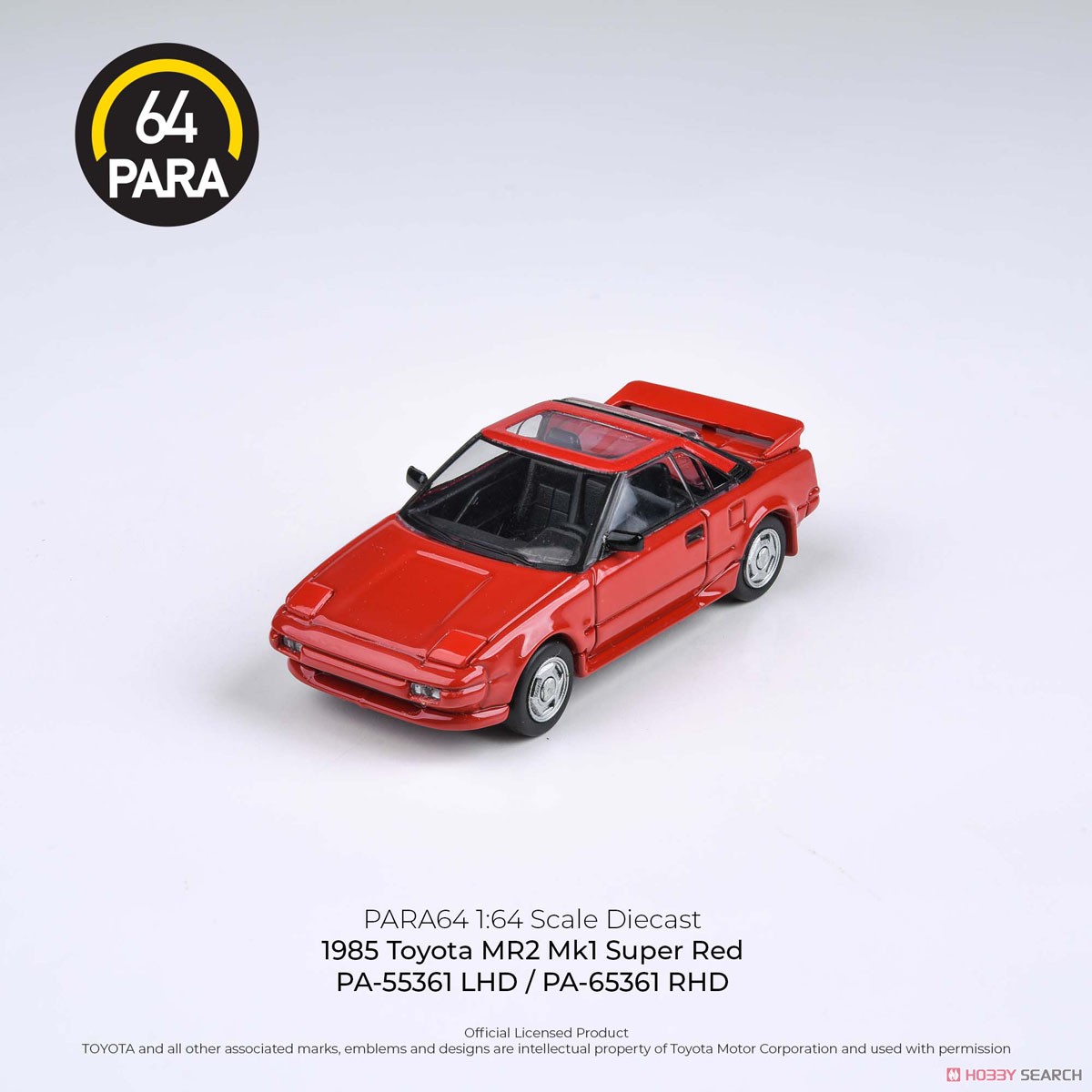 Toyota MR2 Mk1 1985 Super Red LHD (Diecast Car) Other picture3