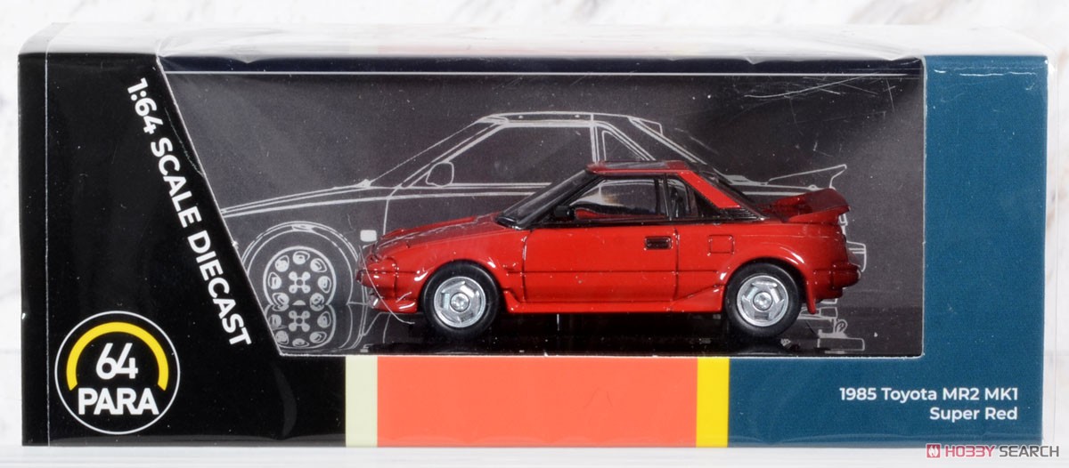 トヨタ MR2 Mk1 1985 スーパーレッド RHD (ミニカー) パッケージ1