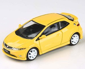 ホンダ シビック FN2 Type R 2007 サンライトイエロー LHD (ミニカー)