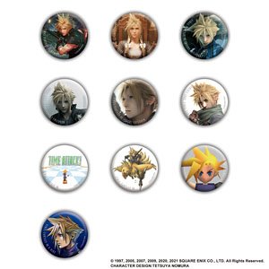 Final Fantasy VII Can Badge Collection [Cloud Strife] Vol.2 (Set of 10) (Anime Toy)