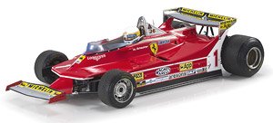 312 T5 1980 Monaco GP No.1 J.Scheckter w/Driver Figure (Diecast Car)