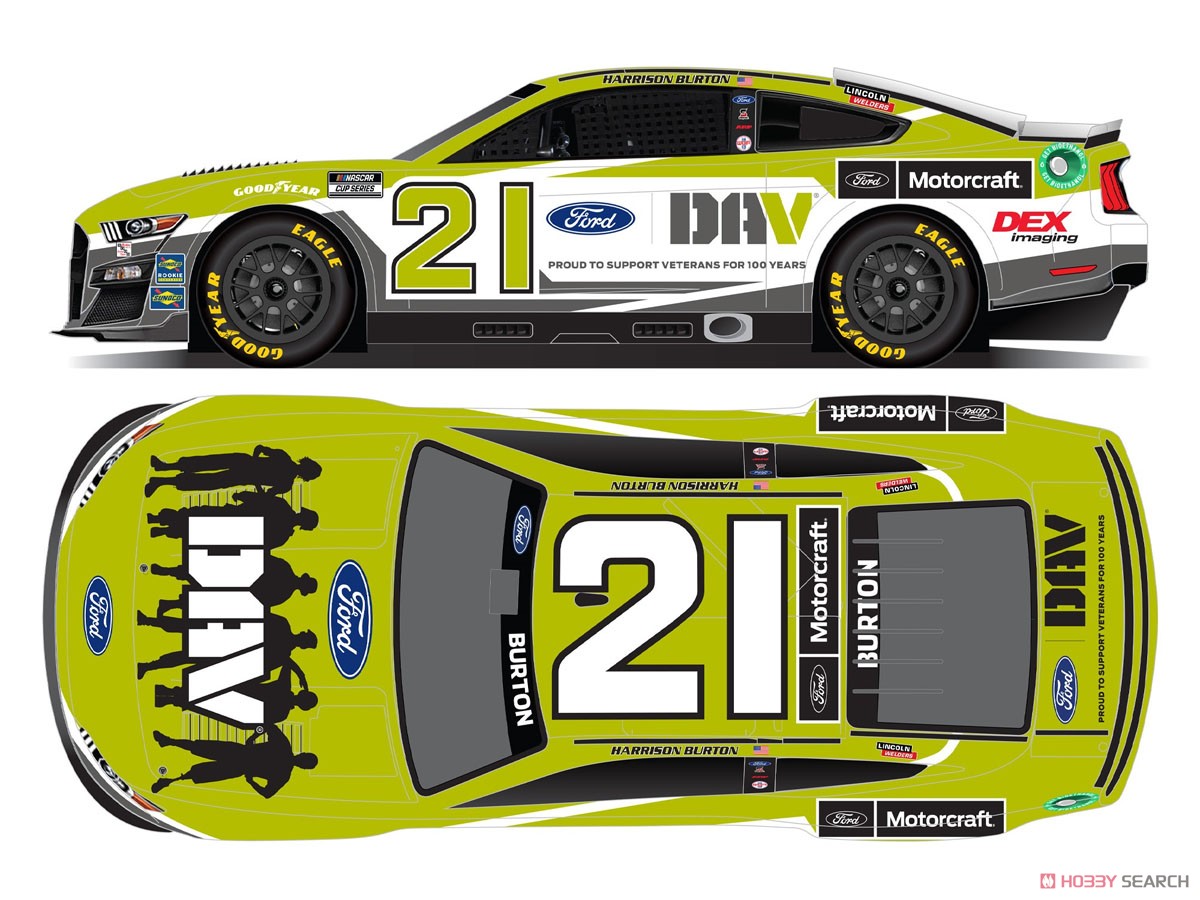 `ハリソン・バートン` #21 フォード DAV フォード マスタング NASCAR 2022 ネクストジェネレーション (ミニカー) その他の画像1