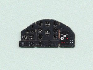 Fokker D.XXI Dutch Instrument Panel (for MPM) (Plastic model)