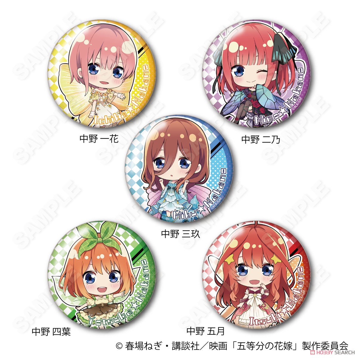 The Quintessential Quintuplets A Little Big Can Badge Fairy Ver. Miku Nakano (Anime Toy) Other picture1
