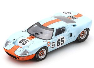 Ford GT40 No.65 3rd 1000Km Nurburgring 1968 J.Ickx - P.Hawkins (ミニカー)