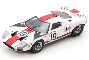 Ford GT40 No.19 3rd 12H Sebring 1966 S.Scott - P.Revson (ミニカー)