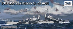 USS Sandiego CL-53 1944 DX (Plastic model)