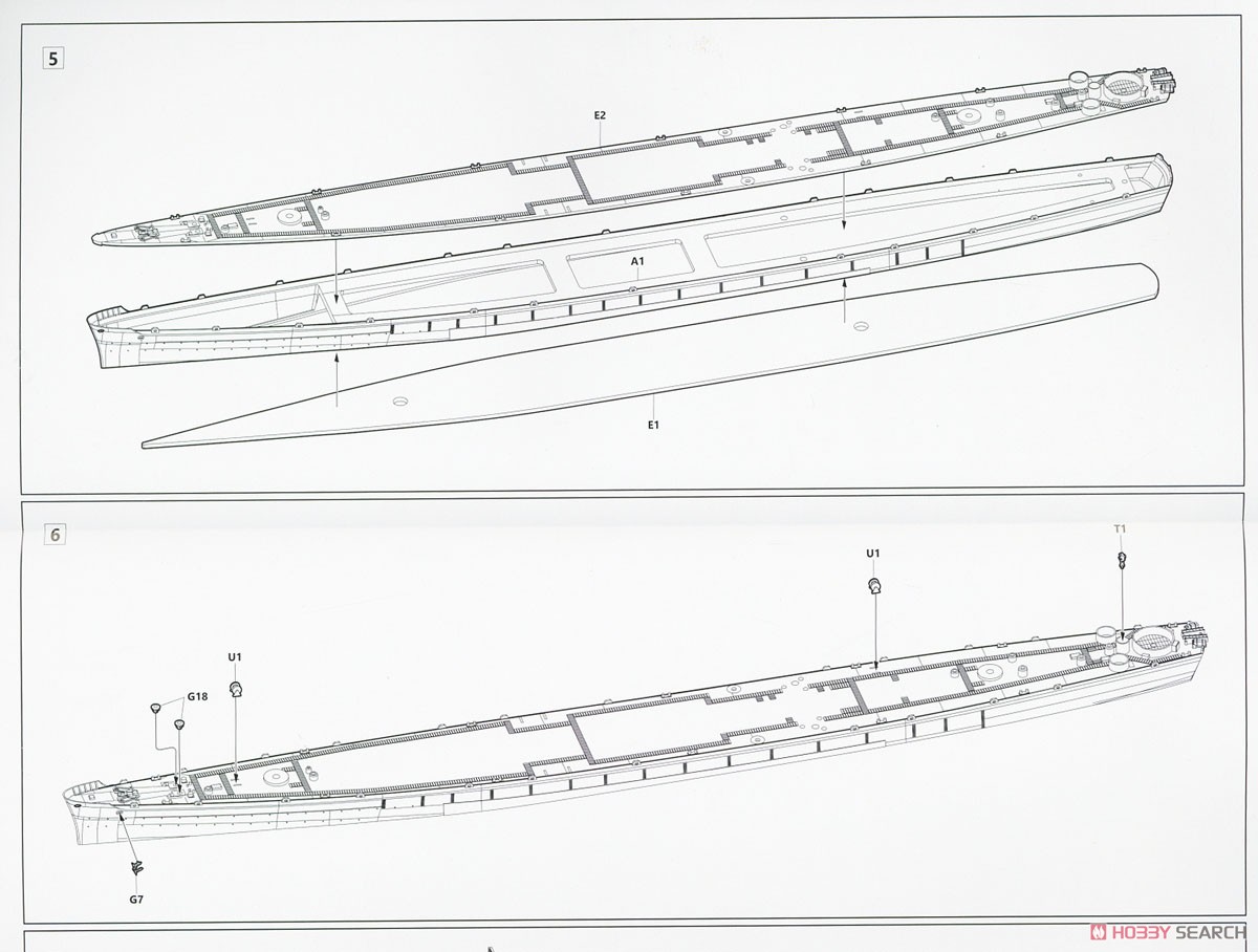 USS Sandiego CL-53 1944 DX (Plastic model) 設計図4