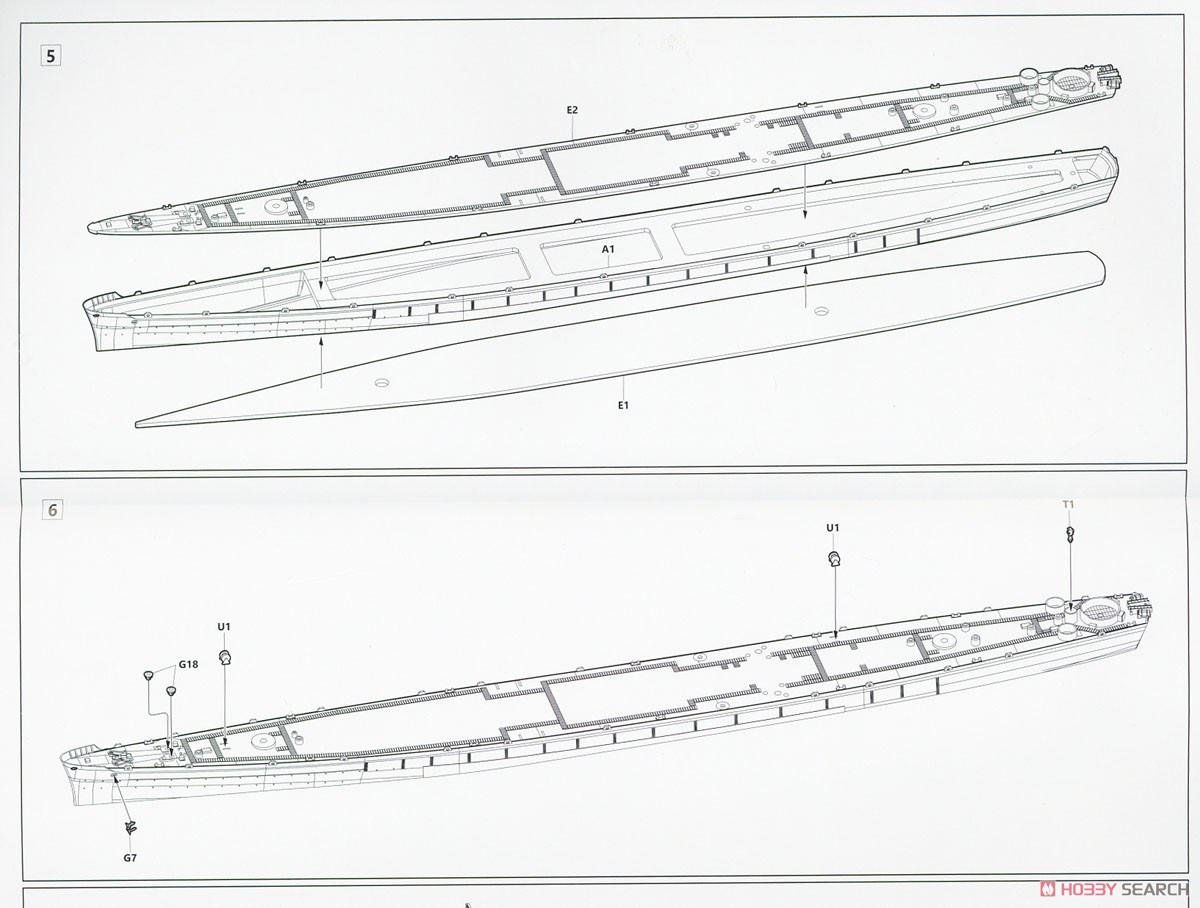 USS Sandiego CL-53 1944 DX (Plastic model) Assembly guide4