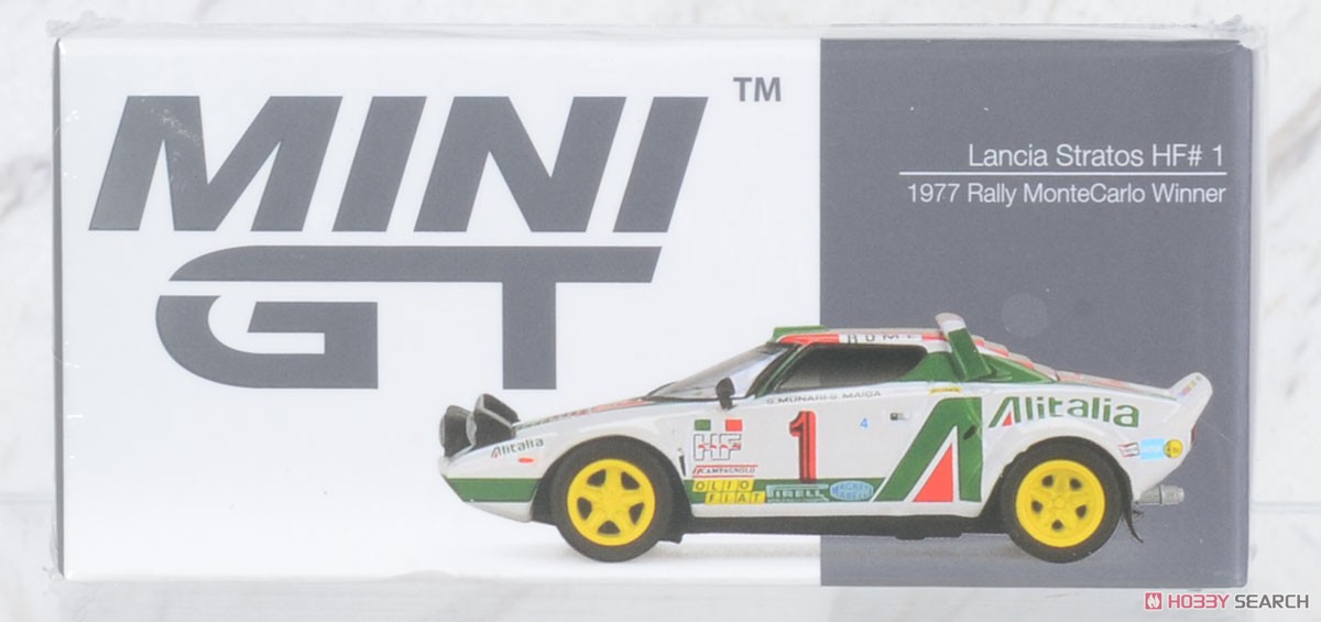 ランチア ストラトス HF モンテカルロラリー 1977 優勝車 #1 (左ハンドル) (ミニカー) パッケージ1