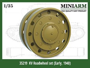 KV Roadwheel Set (Early, 1940) (for Zvezda/Tamiya/Trumpeter) (Plastic model)