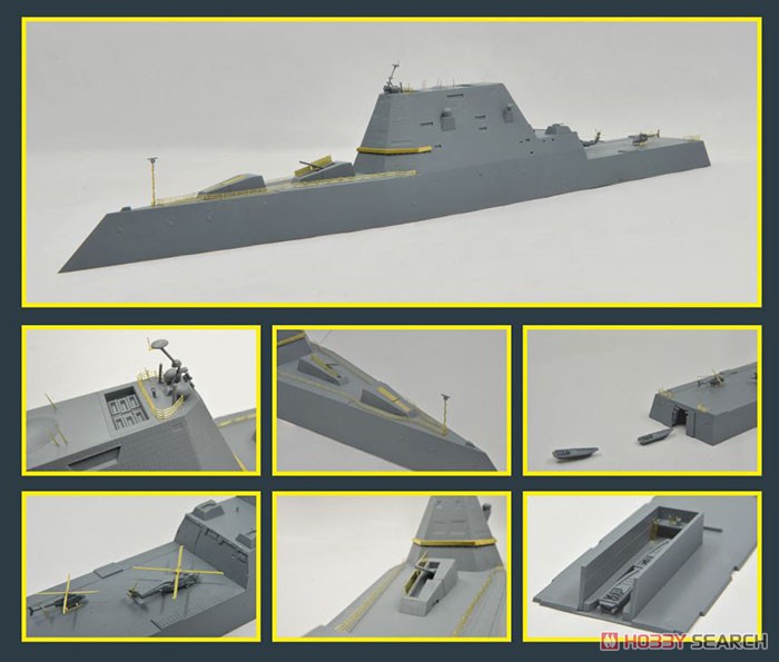 アメリカ海軍 ミサイル駆逐艦 ズムウォルト DDG-1000 (プラモデル) その他の画像4