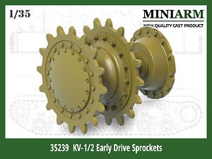 KV-1/2 Early Drive Sprockets (for Zvezda/Tamiya/Trumpeter) (Plastic model)