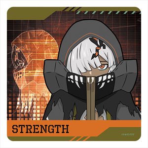 Black Rock Shooter: Dawn Fall Rubber Mat Coaster [Strength] (Anime Toy)