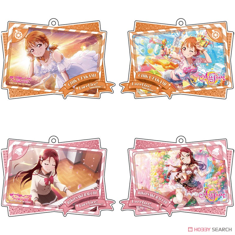 Love Live! School Idol Festival All Stars Double Illust Acrylic Key Ring Aqours (Set of 9) (Anime Toy) Item picture2