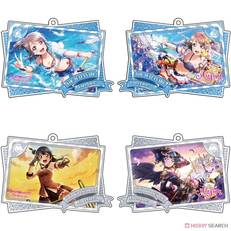Love Live! School Idol Festival All Stars Double Illust Acrylic Key Ring Aqours (Set of 9) (Anime Toy) Item picture4