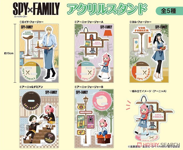 SPY×FAMILY アクリルスタンド 5.アーニャ・フォージャーB (キャラクターグッズ) その他の画像1