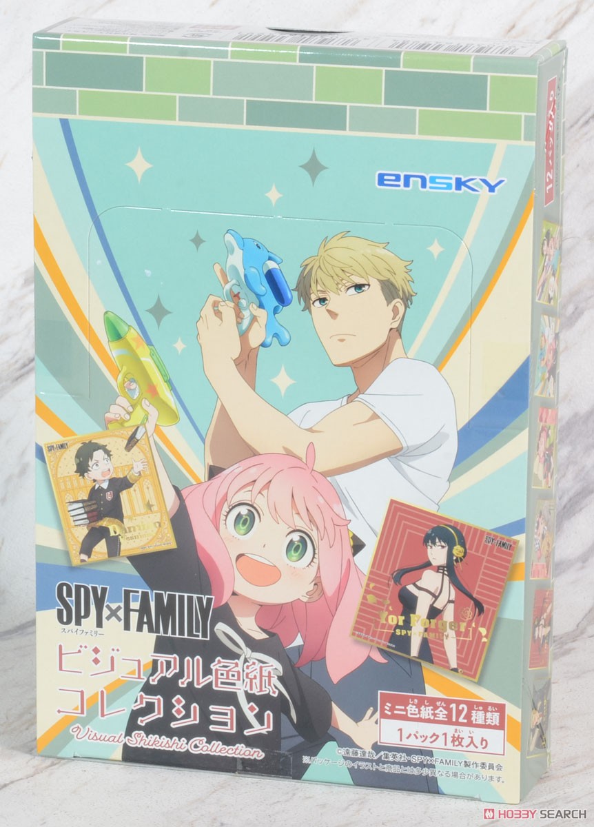 Spy x Family Visual Colored Paper Collection (Set of 12) (Anime Toy) Package1