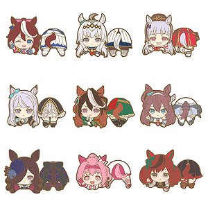 Uma Musume Pretty Derby Ride Rubber Clip B (Set of 9) (Anime Toy)