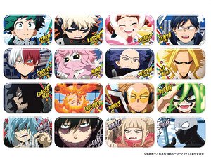 TVアニメ「僕のヒーローアカデミア」 まるかくカンバッジ7 (16個セット) (キャラクターグッズ)