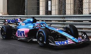 Alpine A522 No.14 BWT Alpine F1 Team 7th Monaco GP 2022 Fernando Alonso (ミニカー)
