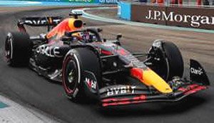 Oracle Red Bull Racing RB18 No.1 Oracle Red Bull Racing Winner Miami GP 2022 Max Verstappen (Diecast Car)