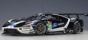 Ford GT 2019 #66 (Le Mans 24h LMGTE Pro Class) (Black / White) (Diecast Car)