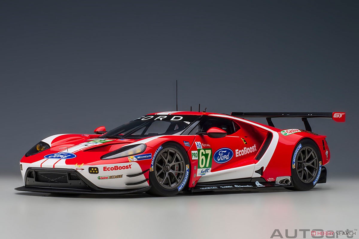 Ford GT 2019 #67 (Le Mans 24h LMGTE Pro Class) (Red / White) (Diecast Car) Item picture1