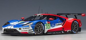 フォード GT 2019 #68 (ル・マン24時間レース LMGTE Proクラス) (ブルー/ホワイト/レッド) (ミニカー)