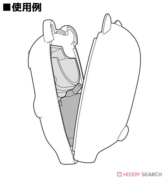 Nendoroid More Kigurumi Face Parts Case (Shark) (PVC Figure) Other picture3