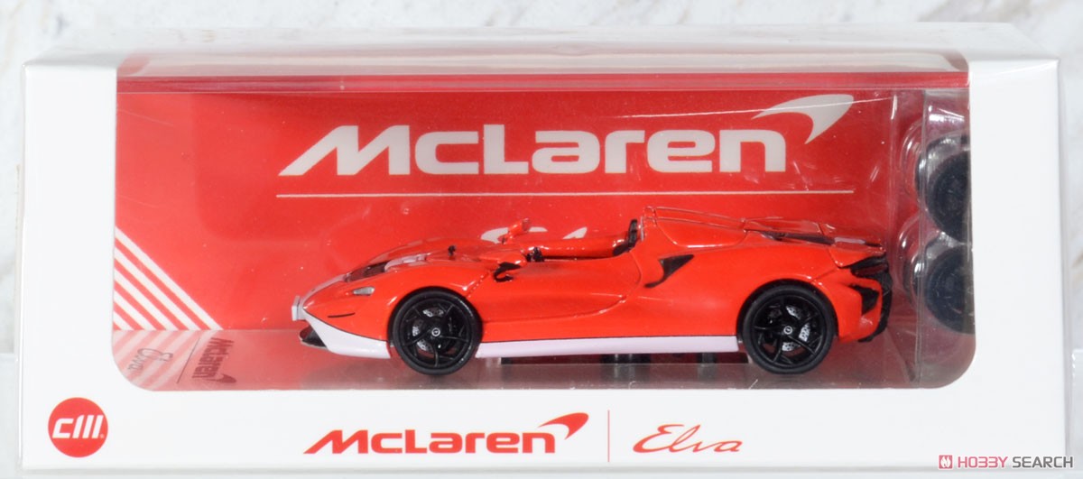 McLaren Elva Red/White (Diecast Car) Package1