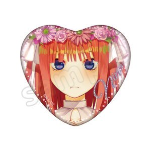 The Quintessential Quintuplets Season 2 Heart Can Badge Nino (Anime Toy)