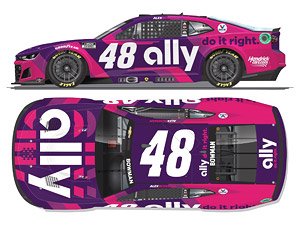 `アレックス・ボウマン` #48 アリー・ナッシュビル シボレー カマロ NASCAR 2022 ネクストジェネレーション (ミニカー)